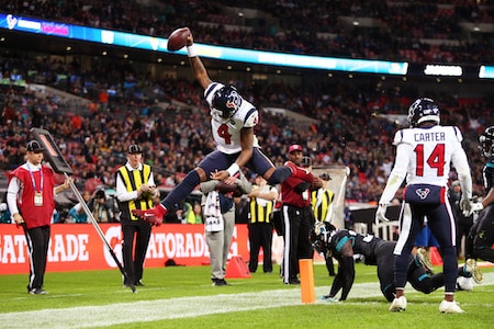 NFL:ää Lontoossa: Houston Texans kaatoi Jaguarsin
