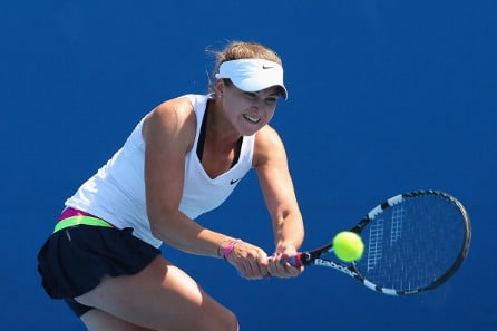 Olympiavoittaja katsomoon WTA-turnauksessa Meksikossa Olympiavoittaja katsomoon WTA-turnauksessa Meksikossa