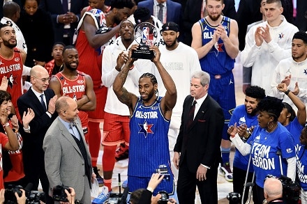 NBA:n tähdistöottelu: Viime kevään finaalien MVP vei ensimmäisen Kobe Bryant -palkinnon