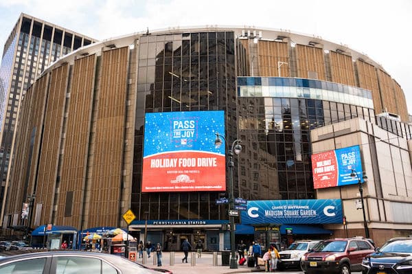 Madison Square Gardenista ei pian saa välttämättä enää kaljaa