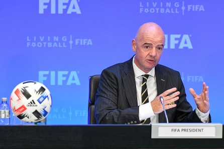 FIFA-presidentti Gianni Infantino sai merkittävän tukijan uudelleenvalintaansa FIFA-presidentti Gianni Infantino sai merkittävän tukijan uudelleenvalintaansa