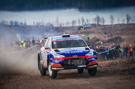 Jari Huttunen taipui kolmanneksi Bohemia-rallissa Jari Huttunen taipui kolmanneksi Bohemia-rallissa