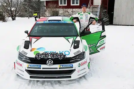 Rovaniemen MM-ralli: Lindholm kiihdytti WRC3-luokan kärkeen