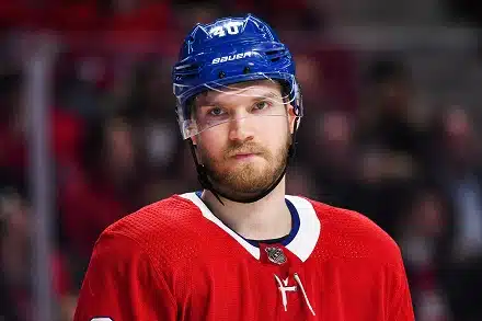Suomalainen NHL-pelaaja Joel Armia koronalistalle