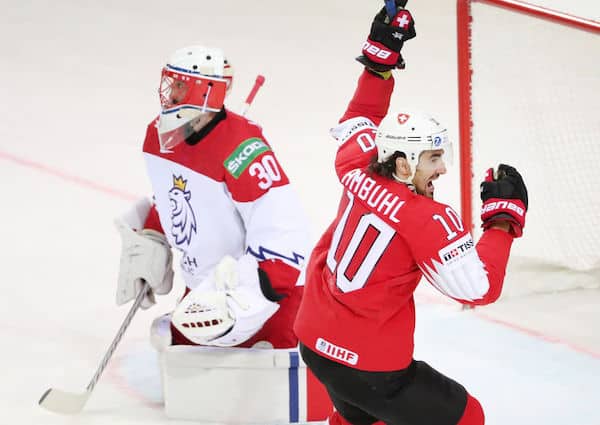 Sveitsille ikävä takaisku jääkiekon MM-kisoissa Sveitsille ikävä takaisku jääkiekon MM-kisoissa