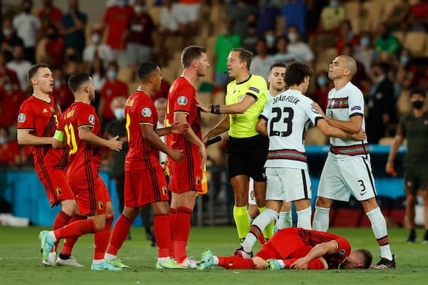 Belgia pudotti hallitsevan Euroopan mestarin – Ronaldo ei venynyt kaikkien aikojen temppuun