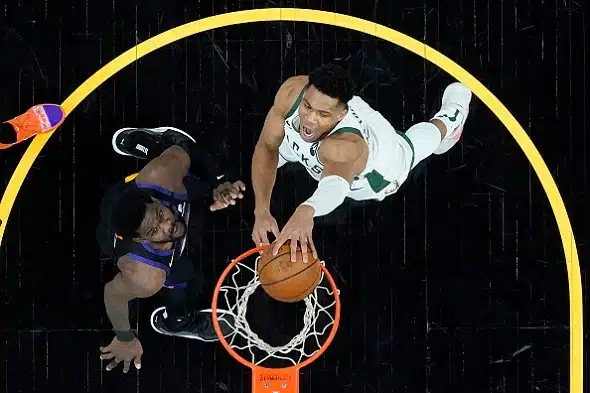 Giannis Antetokounmpo veti pidemmän korren NBA:n eurooppalaistähtien kohtaamisessa
