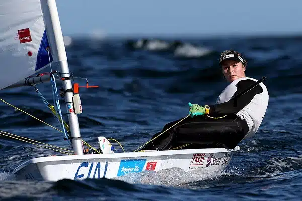 Tuula Tenkanen toisena purjehduksen laser radial -luokassa