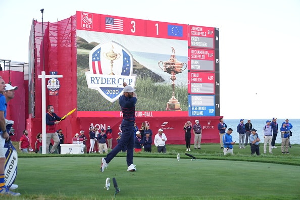 USA jyräämässä Ryder Cupin voittoon