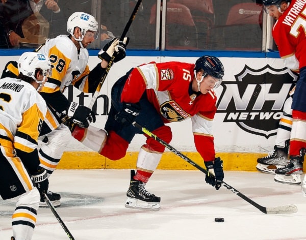 NHL-kiekkoilija Anton Lundellin tilanteessa muutos