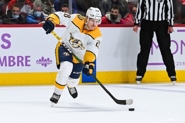 The Athletic: Nashville Predatorsin mitta tulossa täyteen – Eeli Tolvanen saa lähteä?