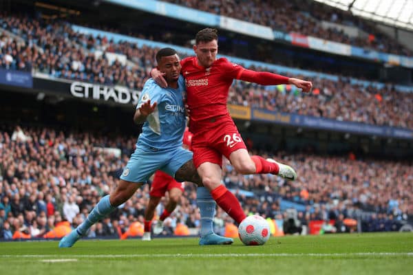 Mestaruustaistelu jatkuu kireänä - Man City ja Liverpool tasapeliin huippuottelussa Mestaruustaistelu jatkuu kireänä – Man City ja Liverpool tasapeliin huippuottelussa