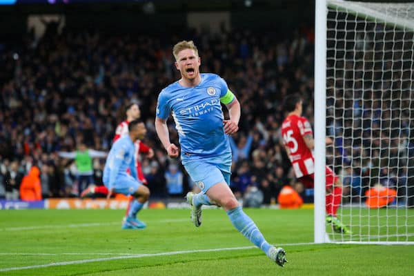 Kevin De Bruyne ratkaisi Man Citylle, Liverpool jo toinen jalka jatkossa Mestarien liigassa