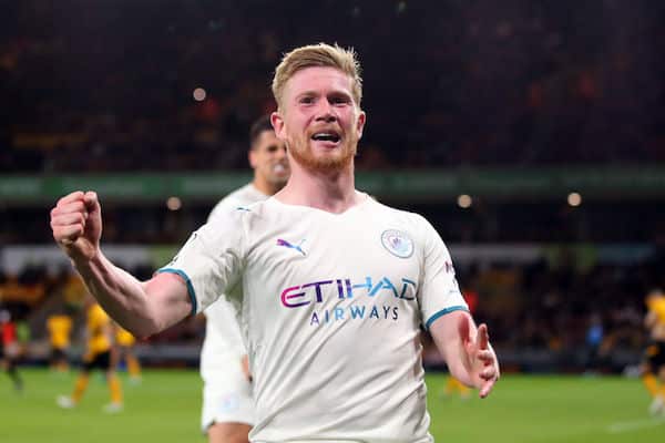 Kevin De Bruynen uskomaton ilta rikkoi ennätyksiä - neljä maalia ja Man City kohti mestaruutta Kevin De Bruynen uskomaton ilta rikkoi ennätyksiä – neljä maalia ja Man City kohti mestaruutta