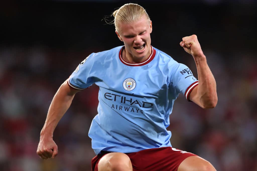 Tulikuuman Erling Haalandin ympärillä velloo kova huhu - Pep Guardiola ärähti: ”Se ei ole totta” Tulikuuman Erling Haalandin ympärillä velloo kova huhu – Pep Guardiola ärähti: ”Se ei ole totta”