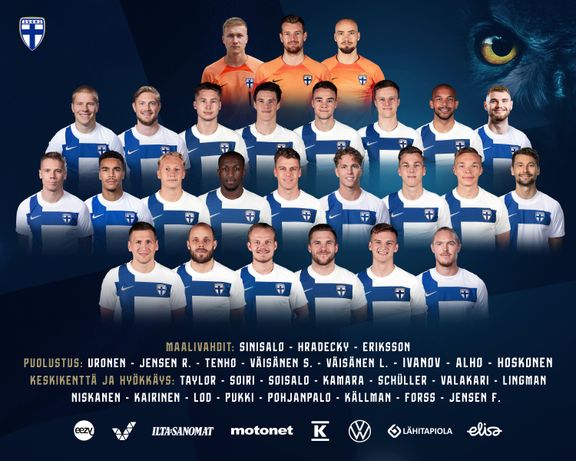 Huuhkajat valittu Nations Leaguen otteluihin – kaksi uutta nimeä mukana