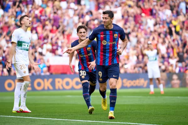 Vakuuttavaa! Robert Lewandowski osui kahdesti Barcelonan murskavoitossa Vakuuttavaa! Robert Lewandowski osui kahdesti Barcelonan murskavoitossa
