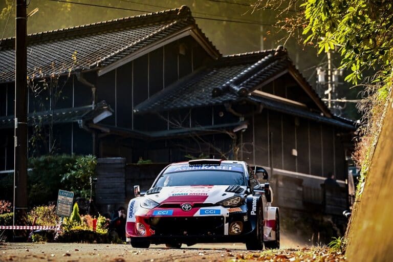 Draamaa Japanin MM-rallissa – Toyotan Elfyn Evans putosi kauas kärjestä