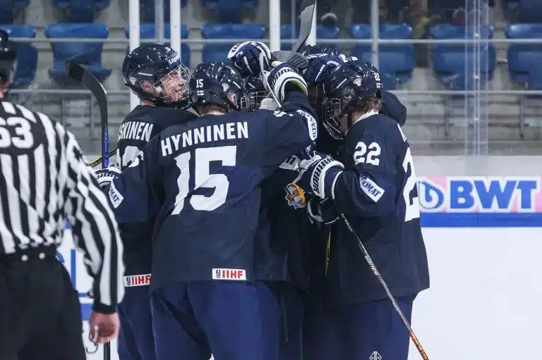 Tässä on Pikkuleijonien ensimmäinen MM-leiriryhmä