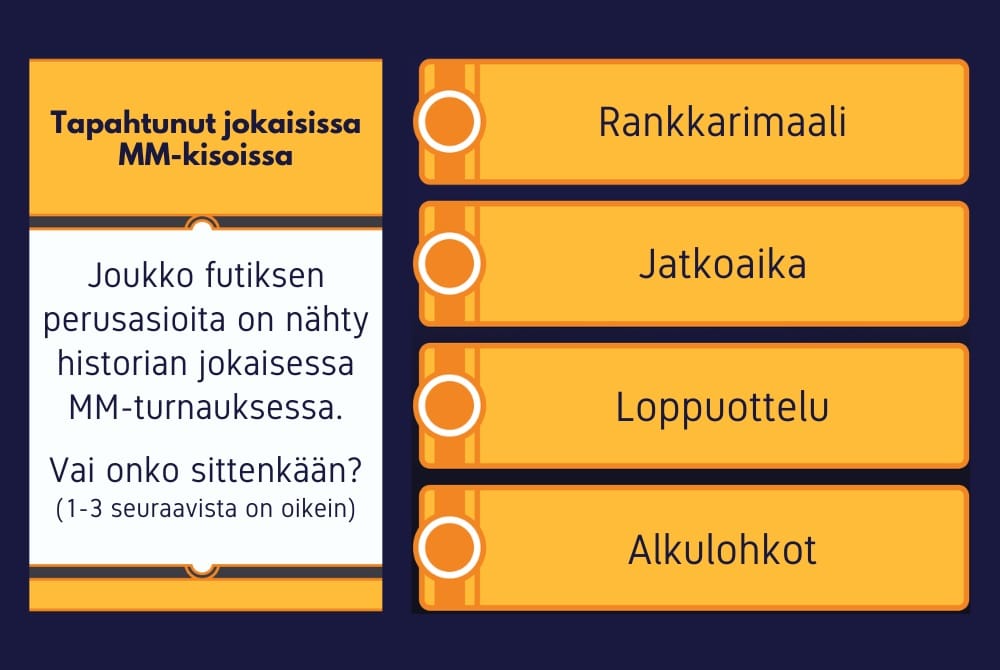 Rinki Football on uusi futistrivia tositietäjille