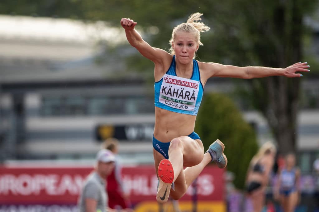 Jessica Kähärä lähestyy Ringa Ropon Suomen ennätystä Jessica Kähärä lähestyy Ringa Ropon Suomen ennätystä