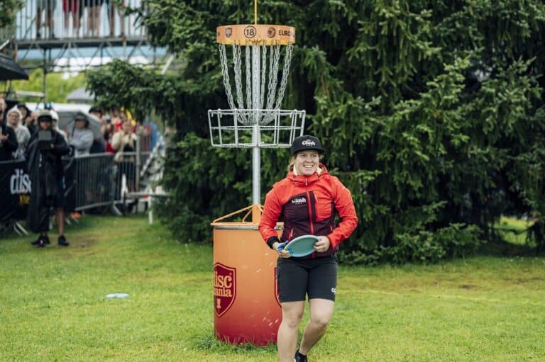 Heidi Laineelle uran paras frisbeegolfin major-sijoitus