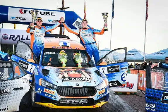 Lauri Joona ja Janni Hussi tekivät MM-rallissa historiaa