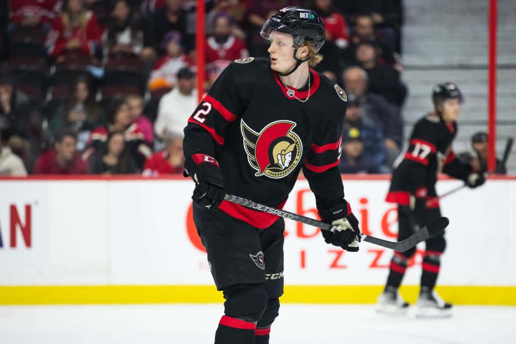 Suomalaisella superlupauksella kesti reilu minuutti maalitilinsä avaamiseen NHL-joukkueessaan Suomalaisella superlupauksella kesti reilu minuutti maalitilinsä avaamiseen NHL-joukkueessaan