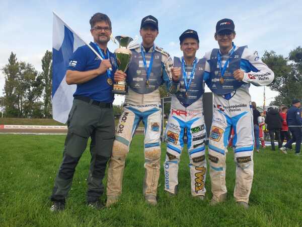 Suomi mitaleille speedwayn EM-kilpailussa Suomi mitaleille speedwayn EM-kilpailussa
