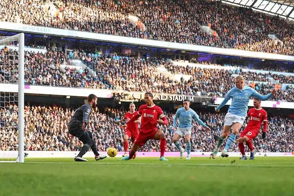 Erling Haaland teki hurjan ennätyksen – Liverpool aiheutti silti Man Citylle pettymyksen