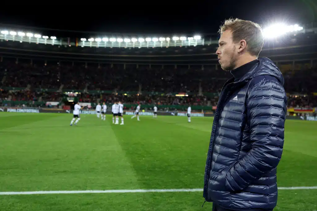 Saksan vaikeudet jatkuivat uuden päävalmentajan alaisuudessa Saksan vaikeudet jatkuivat uuden päävalmentajan alaisuudessa