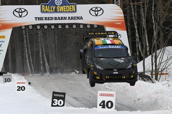 Italialaismiljonääri Toyotan Rally1-auton puikkoihin Italialaismiljonääri Toyotan Rally1-auton puikkoihin
