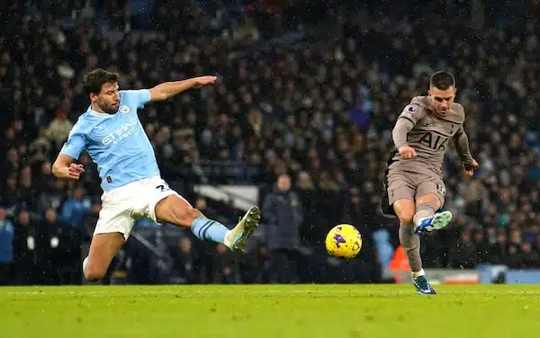 Valioliigassa jälleen huikea ottelu – Tottenham aiheutti Man Citylle jättipettymyksen viime hetkillä