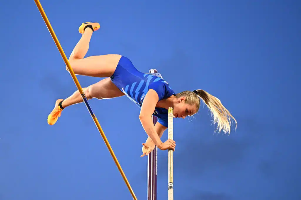 Seiväshyppääjä Elina Lampela onnistui hienosti Saksassa