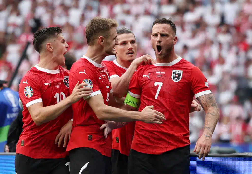 Itävalta otti kovan voiton Puolasta Itävalta otti kovan voiton Puolasta