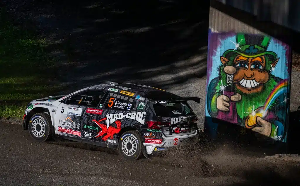 SM-ralli päättyi Niclas Grönholmin osalta karulla tavalla: ”Pieni virhe, iso vahinko”