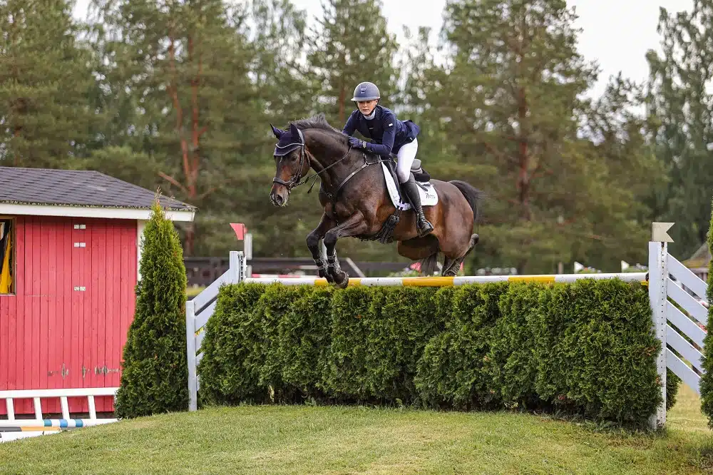 Veera Manninen säväytti Pariisin olympialaisissa – hevoselle porkkanoita Veera Manninen säväytti Pariisin olympialaisissa – hevoselle porkkanoita