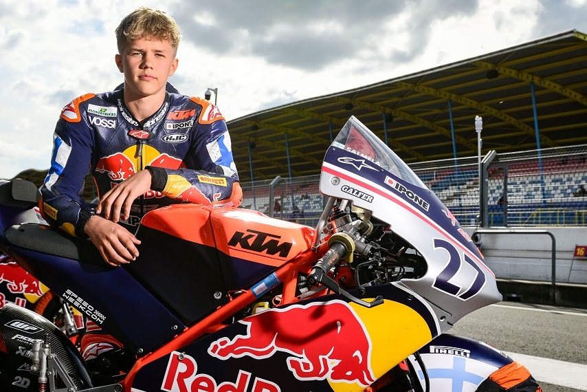 Onko tässä seuraava suomalainen MotoGP-sarjan kuljettaja? Onko tässä seuraava suomalainen MotoGP-sarjan kuljettaja?