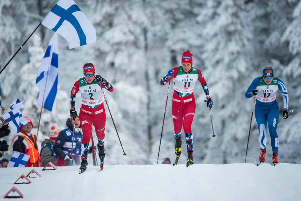 Suomi vei kärkisijat naisten sprintin aika-ajossa Suomi vei kärkisijat naisten sprintin aika-ajossa