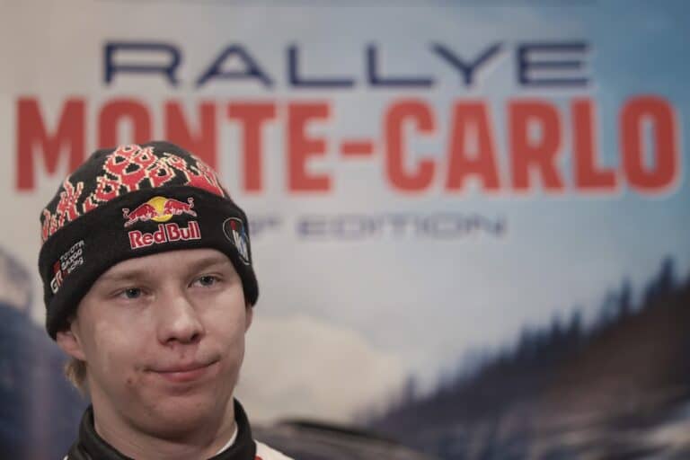 EK12: Kalle Rovanperä jälleen vaikeuksissa Monte Carlossa