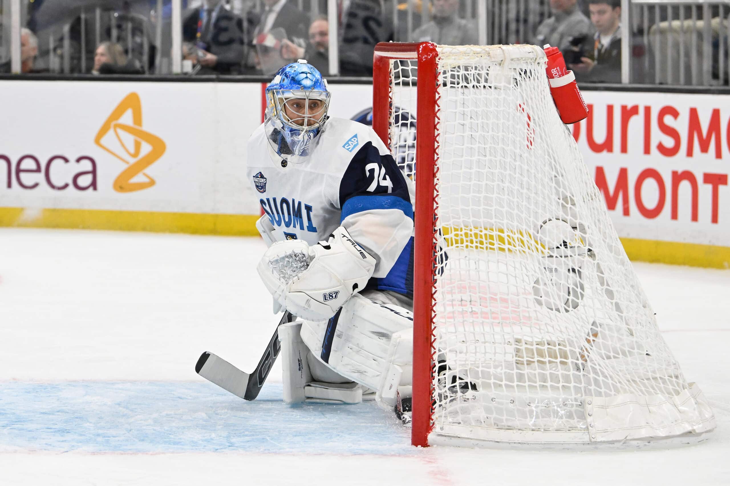Juuse Saros aloittaa Leijonien maalilla