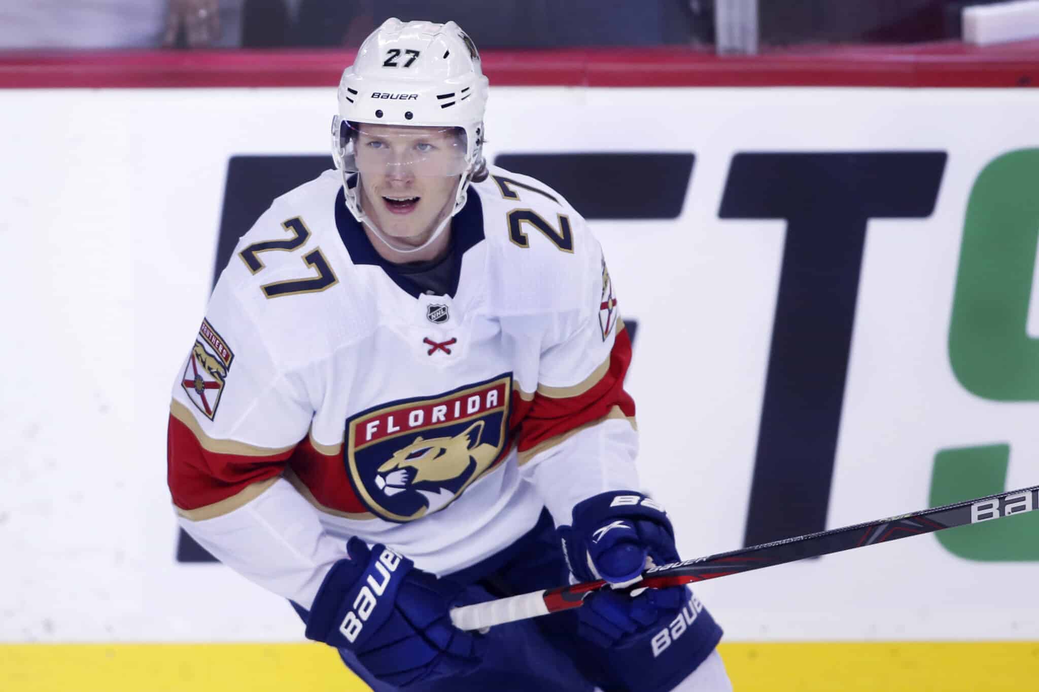 Barkov, Lundell ja tehomies Luostarinen maalin makuun – Florida paineli toiselle kierrokselle