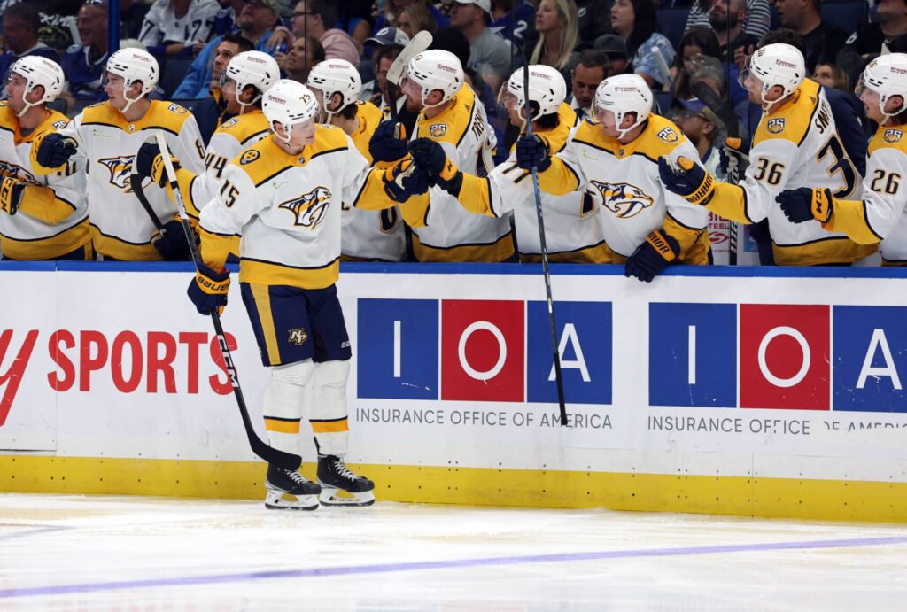 Nashville Predators hankki entisen ykköskierroksen varauksen Nashville Predators hankki entisen ykköskierroksen varauksen