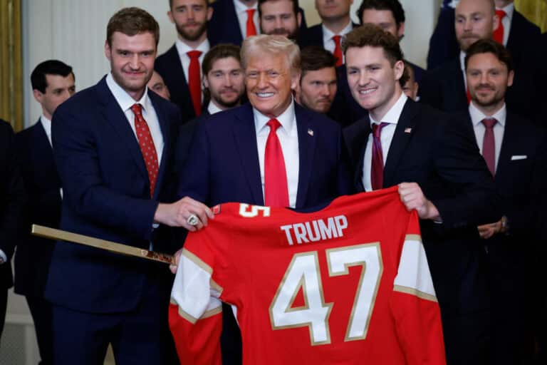 Näin Aleksander Barkov kommentoi vierailua Valkoisessa talossa