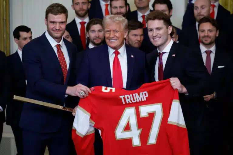 Näin Aleksander Barkov kommentoi vierailua Valkoisessa talossa