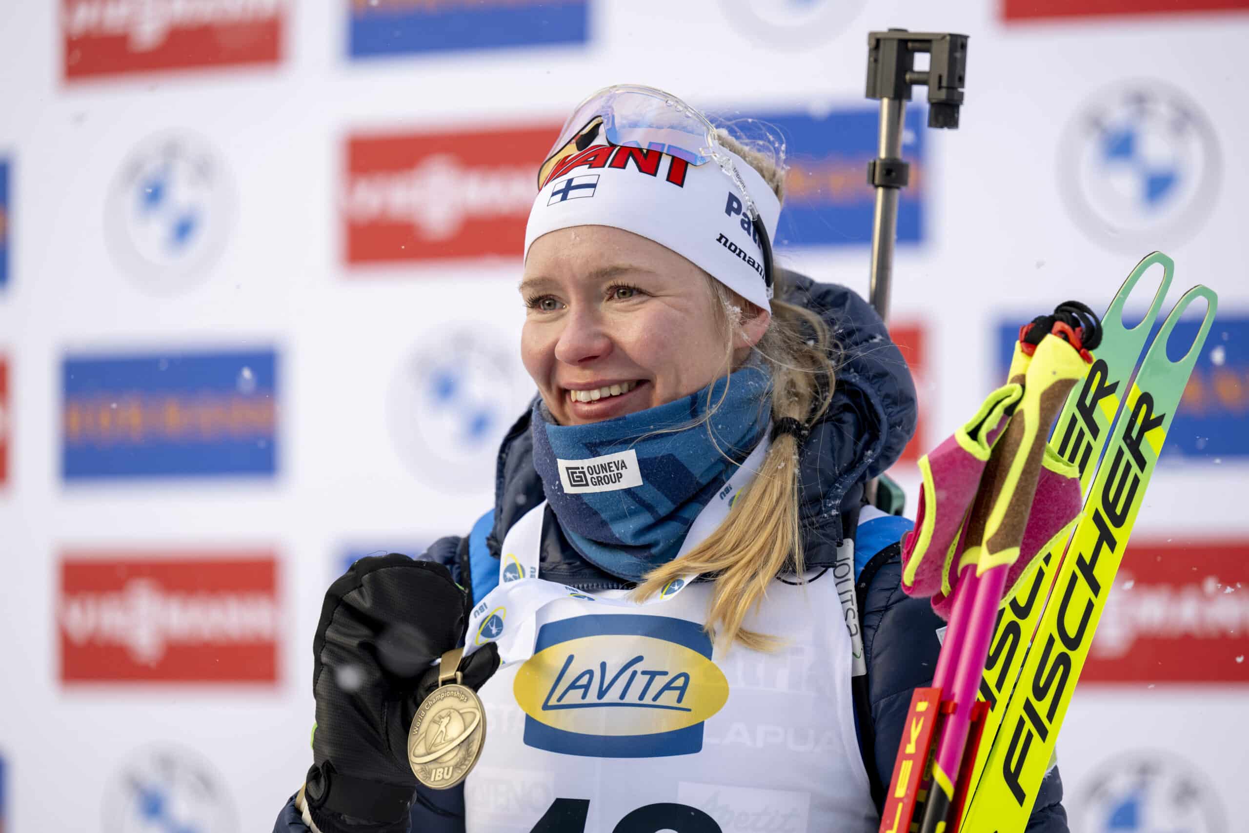 Suvi Minkkinen ylsi palkintokorokkeelle