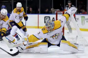 Suomalaisvahdin otteita suitsutettiin NHL:ssä – ”Suurin syy voittoomme”