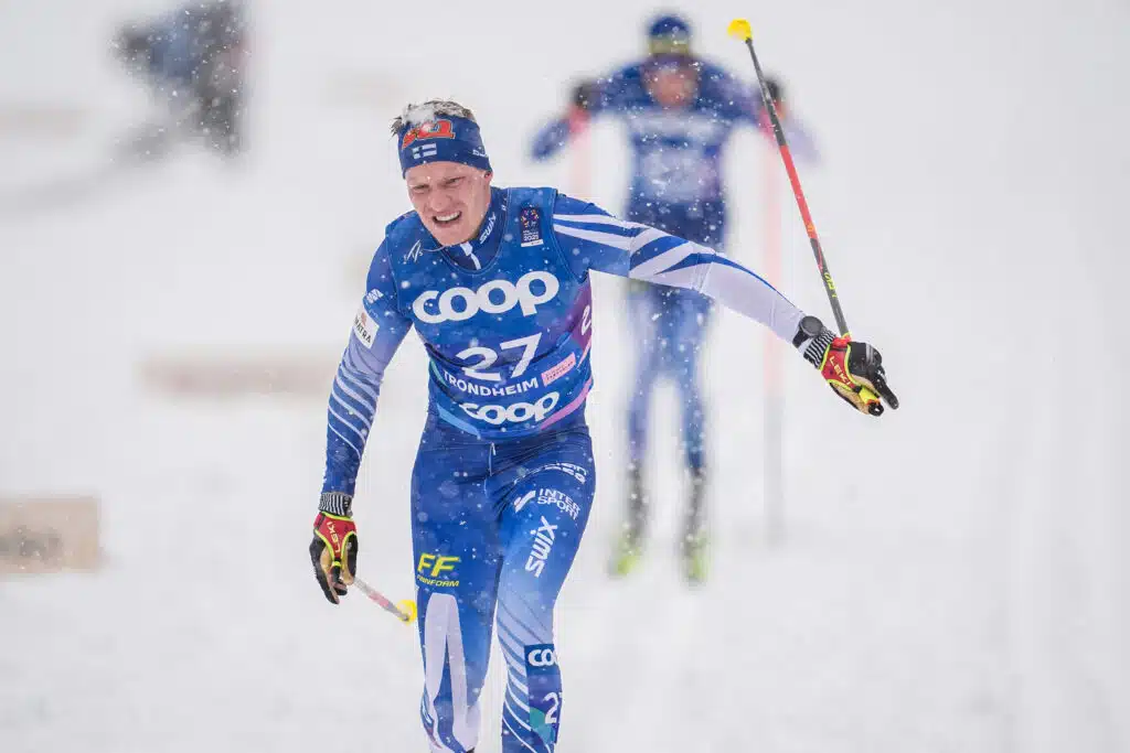 Johannes Kläbo dominoi – suomalaishiihtäjät kokivat kovan kohtalon Rukalla