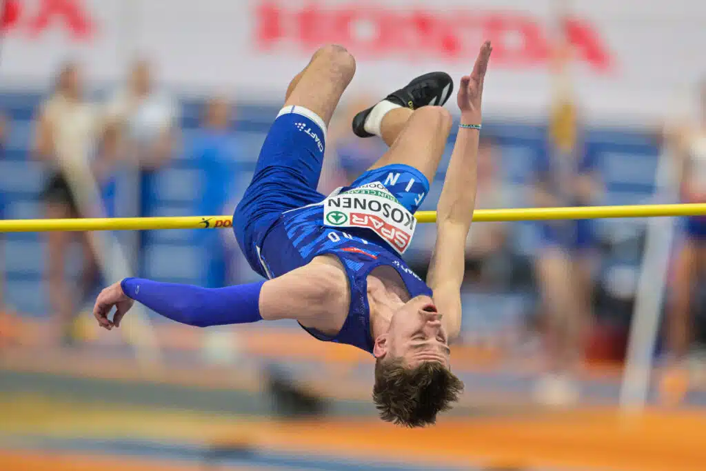 Daniel Kososelta kunniallinen suoritus korkeushypyn finaalissa Daniel Kososelta kunniallinen suoritus korkeushypyn finaalissa