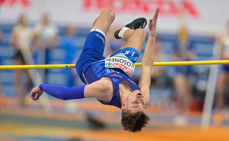 Daniel Kososelta kunniallinen suoritus korkeushypyn finaalissa